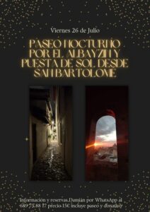 Paseo nocturno por el Albaycín